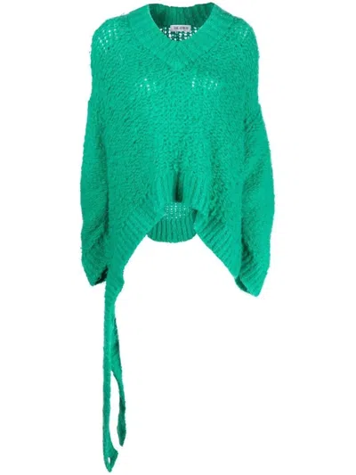 Attico The  Ruth Sweater In Blue