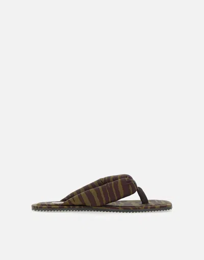 Attico Indie Flip Flops In Brown