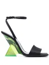 Attico The  Cheope Satin Sandal