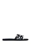 Attico Grid Studded Flats