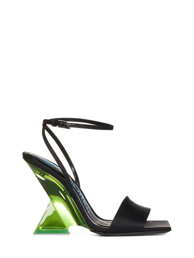 Attico The  Sandals In Black