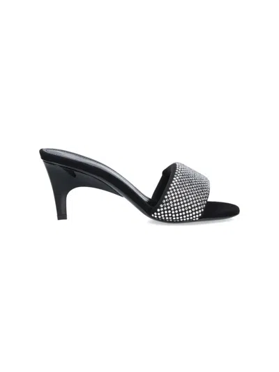 Attico The  Sandals In Black