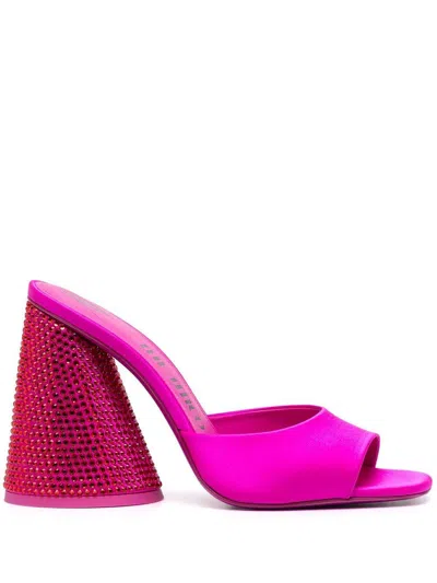 Attico The  Sandals Fuchsia In Pink