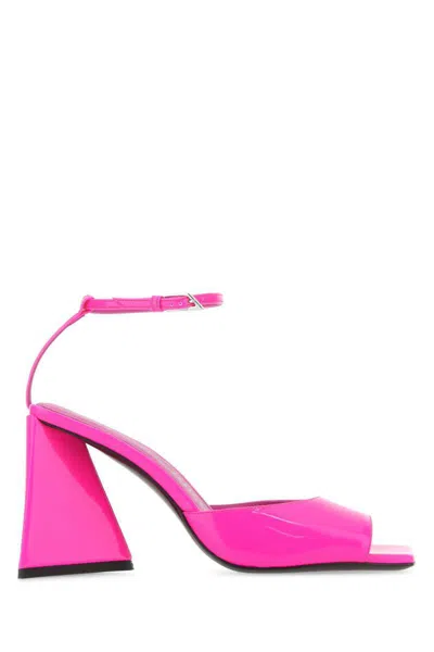 Attico Pink Piper Heeled Sandals In 008 Fuchsia