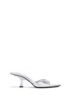 Attico The  Sandals In Silver