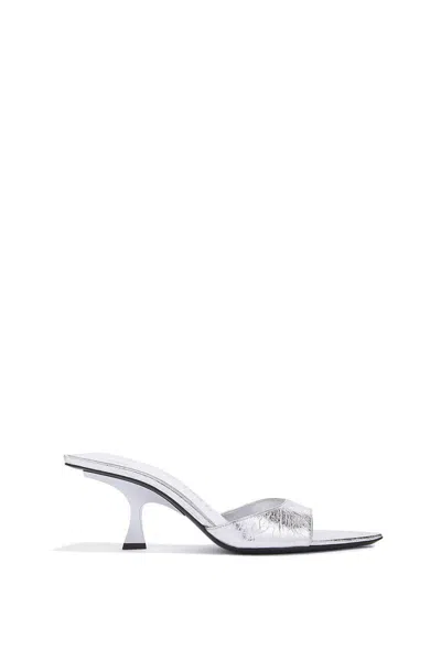 Attico The  Sandals In Silver