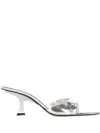Attico The  Sandals In Silver