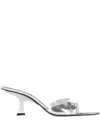 Attico The  Sandals In Silver
