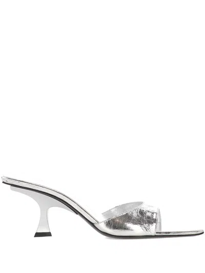 Attico The  Sandals In Silver