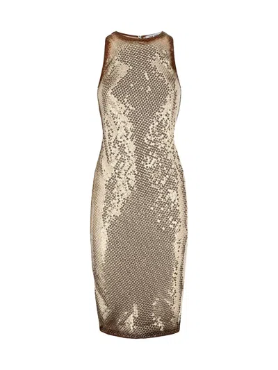 ATTICO THE ATTICO SEQUIN-EMBELLISHED MINI DRESS