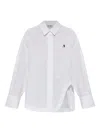 Attico White Logo Cotton Shirt