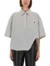 Attico Shirt "diana" In Gray