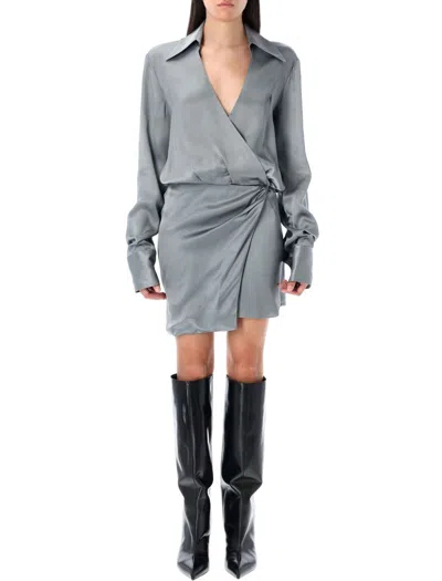 Attico The  Shirt Mini Dress