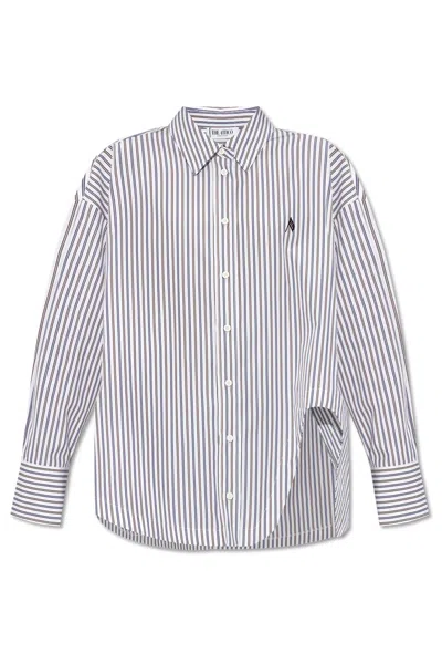 ATTICO THE ATTICO SHIRT WITH A STRIPED PATTERN