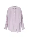 Attico Asymmetrical Strip Shirt