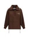 Attico Cotton Sweatshirt Logo 251wcb00091jjf007a R Attic 204 In Brown