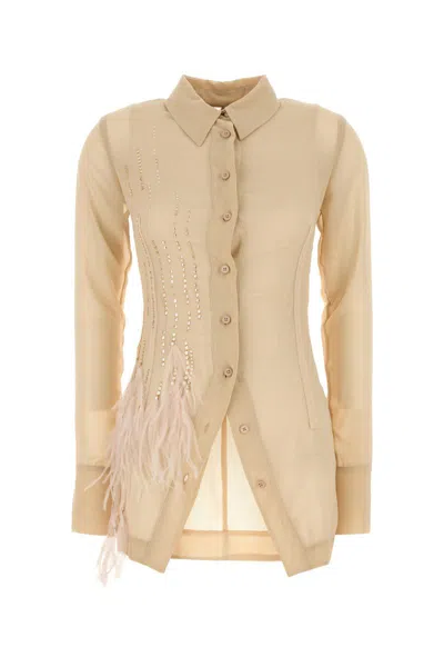 Attico The  Shirts In Neutral