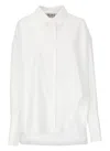 Attico Mousseline Oversized Shirt In White