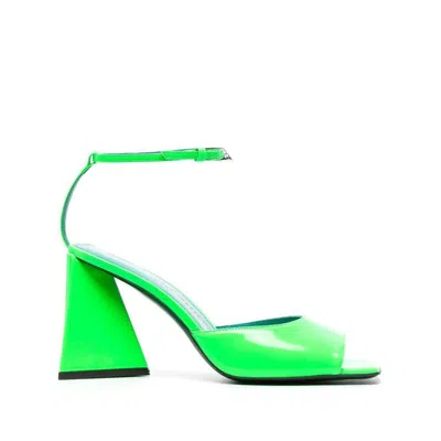 Attico The  Sandals In Green