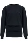 Attico The  Short Sweatdress In Black