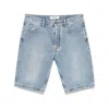 Attico The  Denim Shorts In Blue