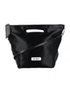 Attico Garden Path Shoulder Bag With Detachable Strap In Black