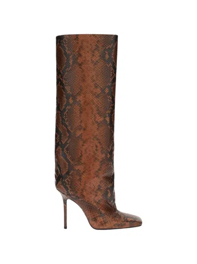 Attico The  Sienna Boot Brown And Black