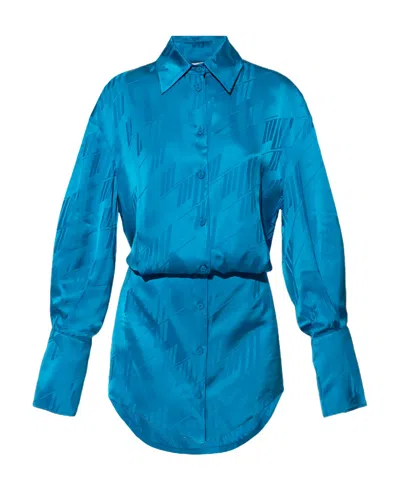 ATTICO THE ATTICO SILVYE SATIN MINI DRESS