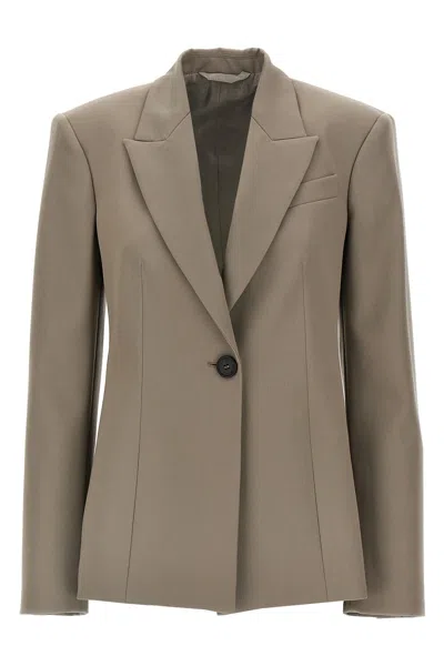 ATTICO THE ATTICO SINGLE-BREASTED WOOL BLAZER