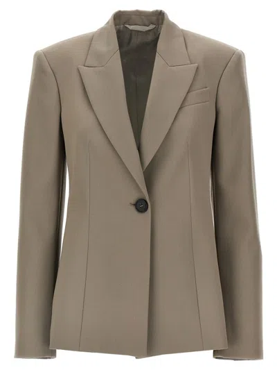 ATTICO THE ATTICO SINGLE-BREASTED WOOL BLAZER