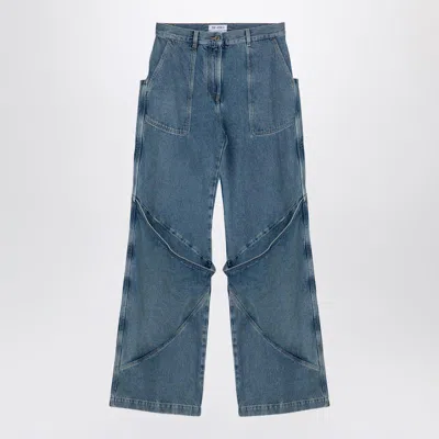 ATTICO THE ATTICO SKY BAGGY JEANS WITH LARGE POCKETS