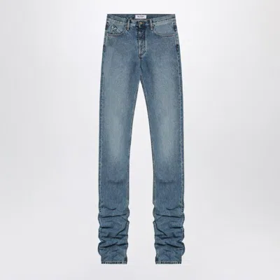 ATTICO THE ATTICO SKY JEANS WITH LONG LEG CURLED AT THE HEM