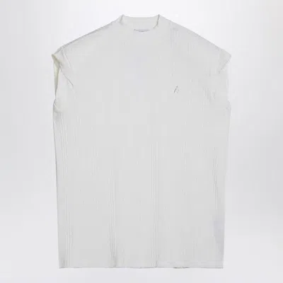 Attico The  Sleeveless Tank Top With Logo