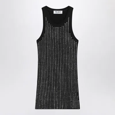 ATTICO THE ATTICO SLEEVELESS TOP WITH CRYSTALS