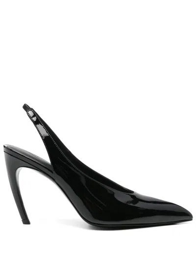 ATTICO THE ATTICO SLINGBACK 'VIPER' NERI
