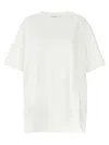 Attico Front Silhouette Split Penteado T-shirt In White