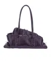 Attico ''la Passeggiata Small'' Dark Violet Top Handle
