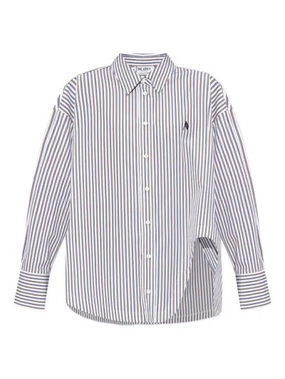 ATTICO THE ATTICO STRIPED COTTON SHIRT