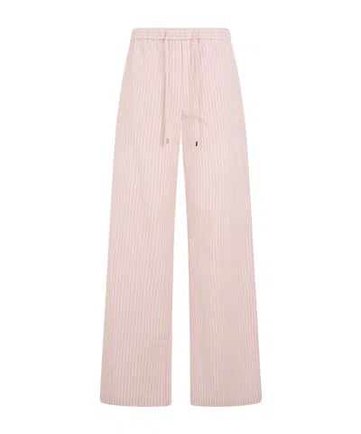 Attico The  Striped Pants In Pink