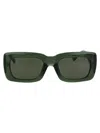 Attico The  Sunglasses 3 C16 Sun 013 In 013 Green Green Green