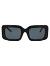 Attico The  X Linda Farrow Jorja Rectangular Frame Sunglasses