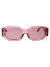 Attico Sunglasses In Rose-pink Acrylic