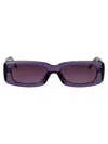 Attico Mini Marfa Sunglasses In Purple