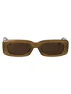 Attico Mini Marfa Sunglasses In Brown