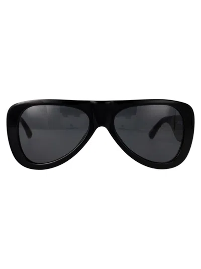 Attico The  Sunglasses In Black