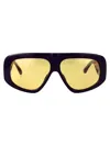 Attico 57c2sun Sunglasses In Purple/silver/yellow