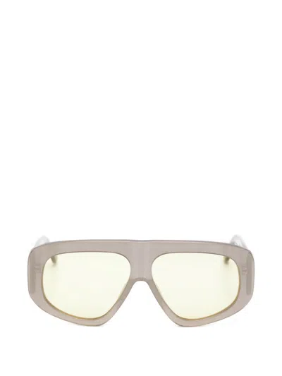 Attico The  Sunglasses In White