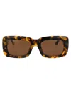 Attico The  Sunglasses 3 C21 Sun C21 In T-shell/yellowgold/brown