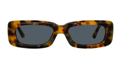 Attico Mini Marfa - T-shell / Gold Sunglasses In Tortoise