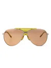 Attico 78 Sunglasses In Brown